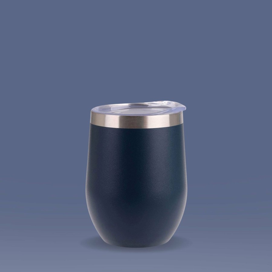 Insulated * | Insulated Wine Tumbler Matte Navy 330Ml Excellent