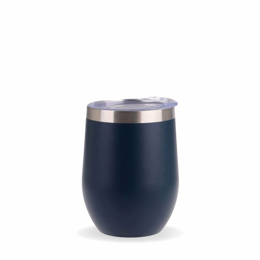 Insulated * | Insulated Wine Tumbler Matte Navy 330Ml Excellent