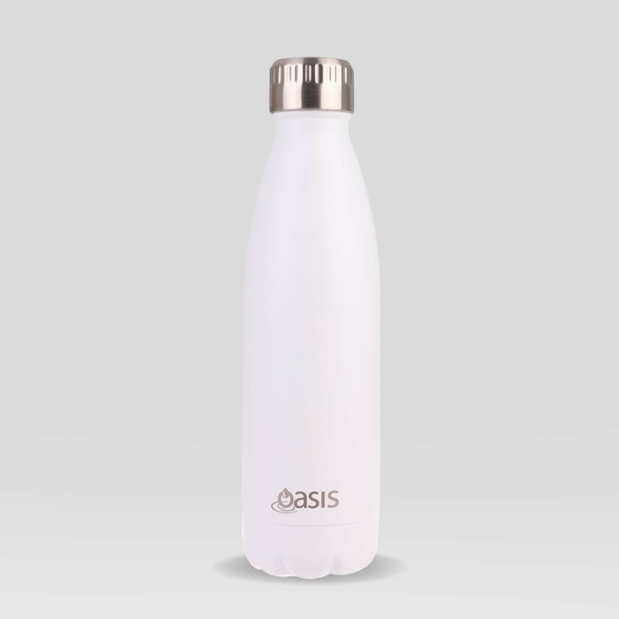 Insulated * | Insulated Drink Bottle Matte White 500Ml Outlet Sale