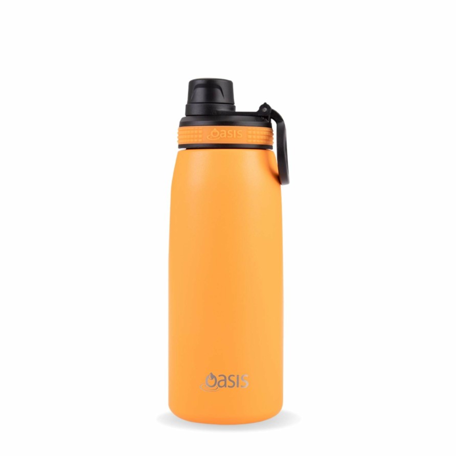 Insulated * | Insulated Sports Bottle Neon Orange 780Ml Outlet Sale