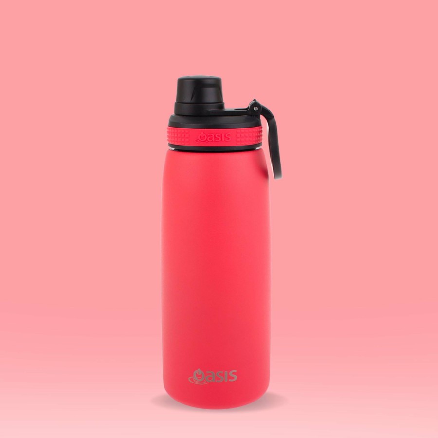 Insulated * | Insulated Sports Bottle Coral Red 780Ml Offering Discounts