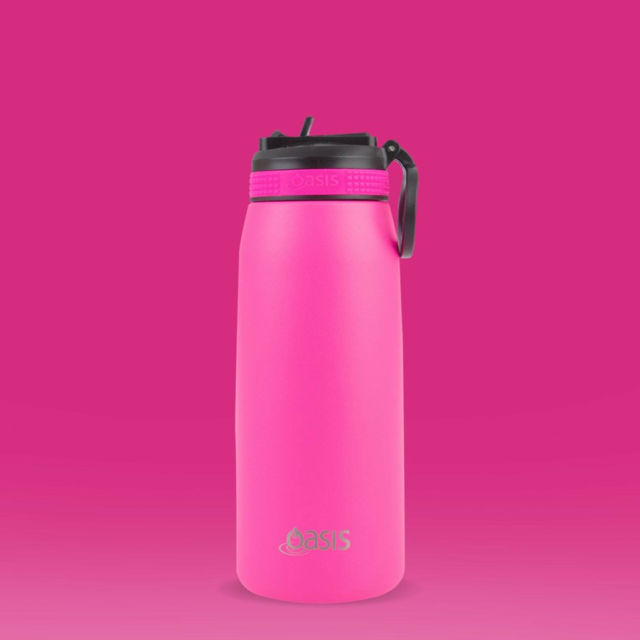 Insulated * | Insulated Sports Sipper Bottle Neon Pink 780Ml Best Choice