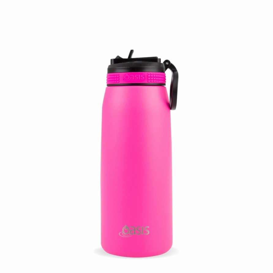 Insulated * | Insulated Sports Sipper Bottle Neon Pink 780Ml Best Choice