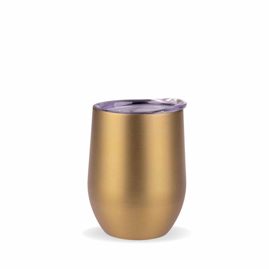 Insulated * | Insulated Wine Tumbler Gold 330Ml Cheap Online