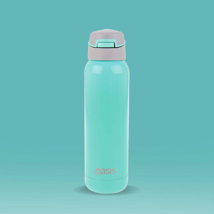 Insulated * | Insulated Sports Bottle With Straw Spearmint 500Ml Cheap Online