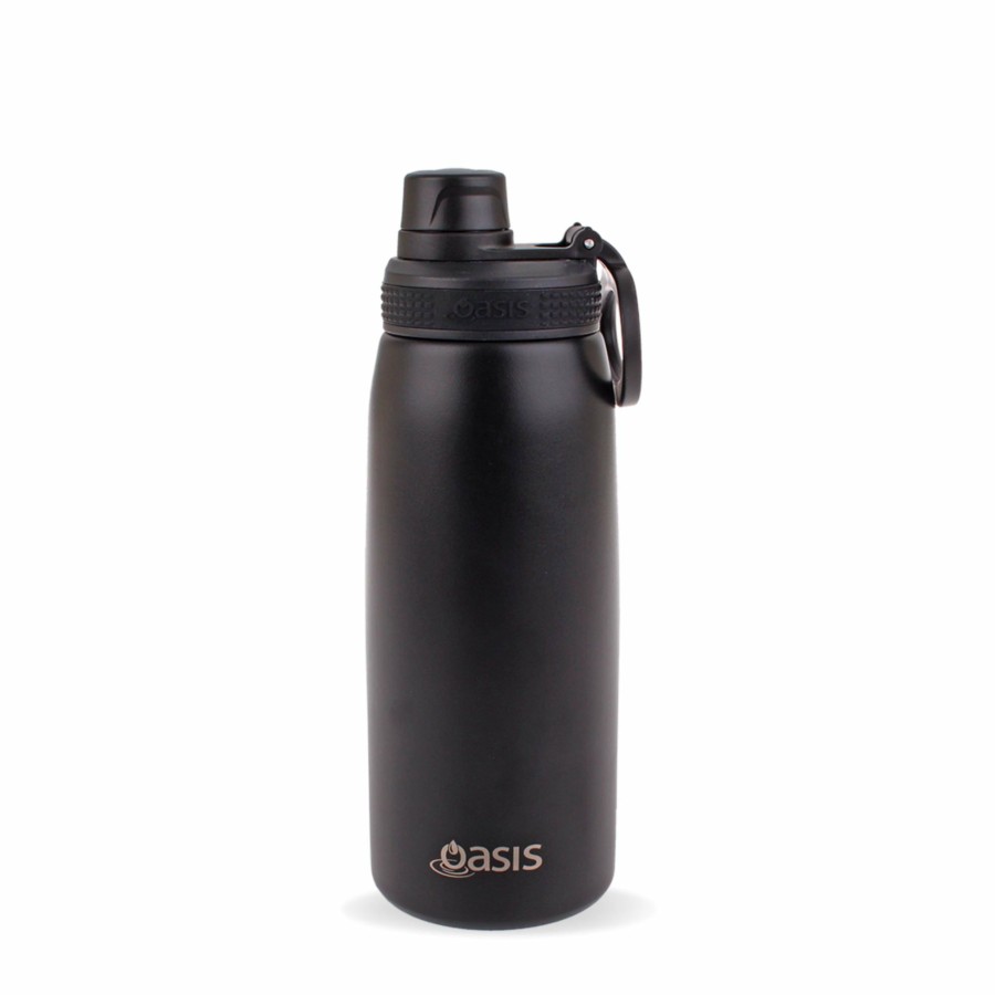 Insulated * | Insulated Sports Bottle Black 780Ml Cheap Online