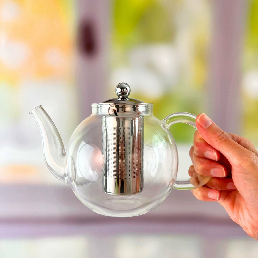 Glassware * | Athena Lexi Glass Teapot With Infuser 600Ml Excellent