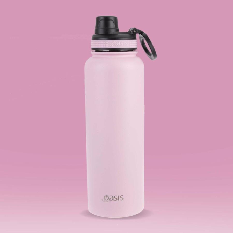 Insulated * | Insulated Challenger Carnation Pink Water Bottle 1.1 Litre Best Choice