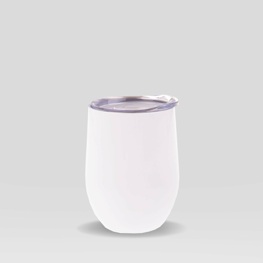 Insulated * | Insulated Wine Tumbler White 330Ml Best Choice