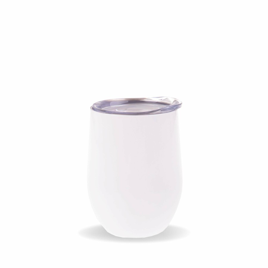 Insulated * | Insulated Wine Tumbler White 330Ml Best Choice