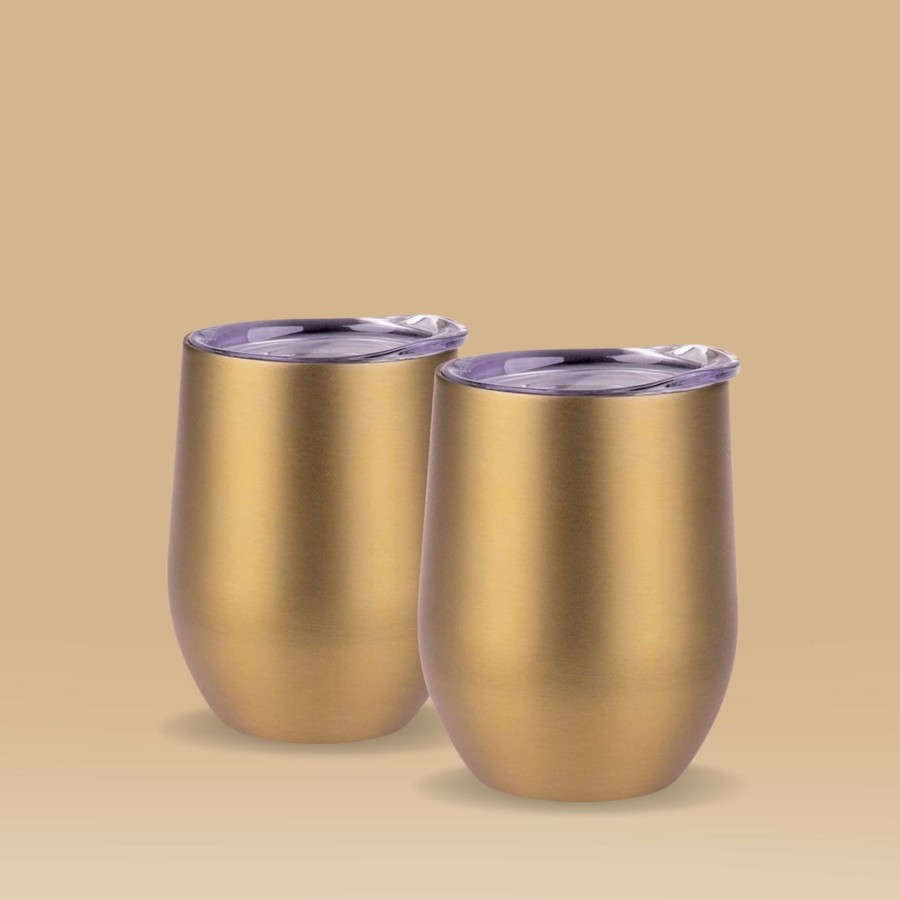 Insulated * | Insulated Wine Tumbler Gold Gift Set High Quality