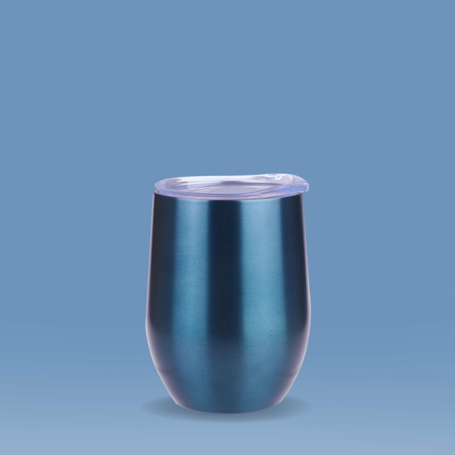 Insulated * | Insulated Wine Tumbler Sapphire Blue 330Ml Best-Selling