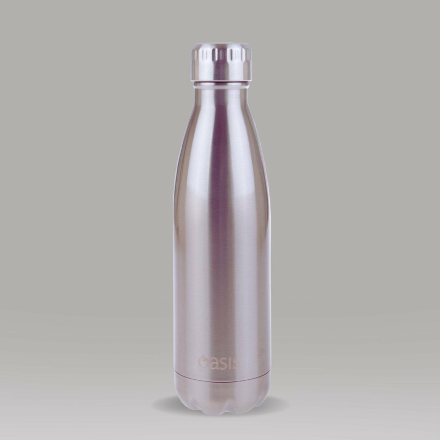 Insulated * | Insulated Drink Bottle Silver 500Ml Best-Selling