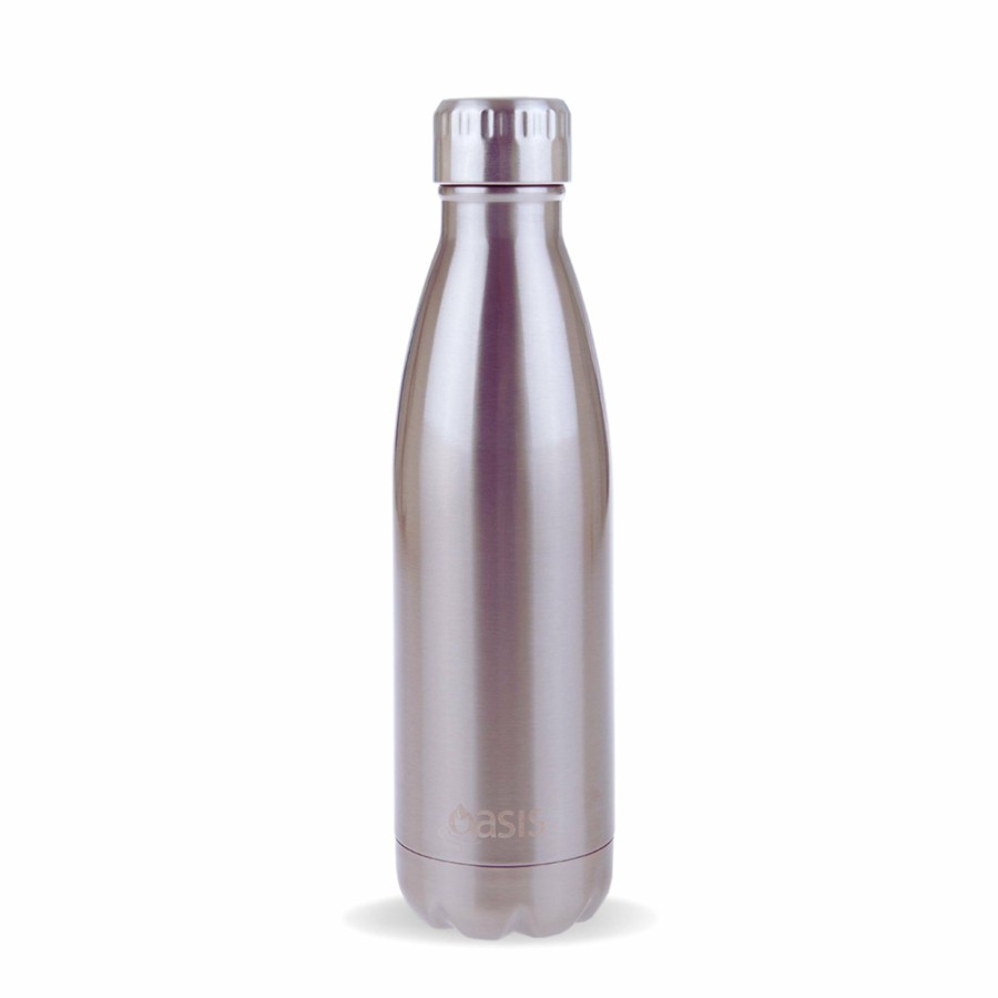 Insulated * | Insulated Drink Bottle Silver 500Ml Best-Selling