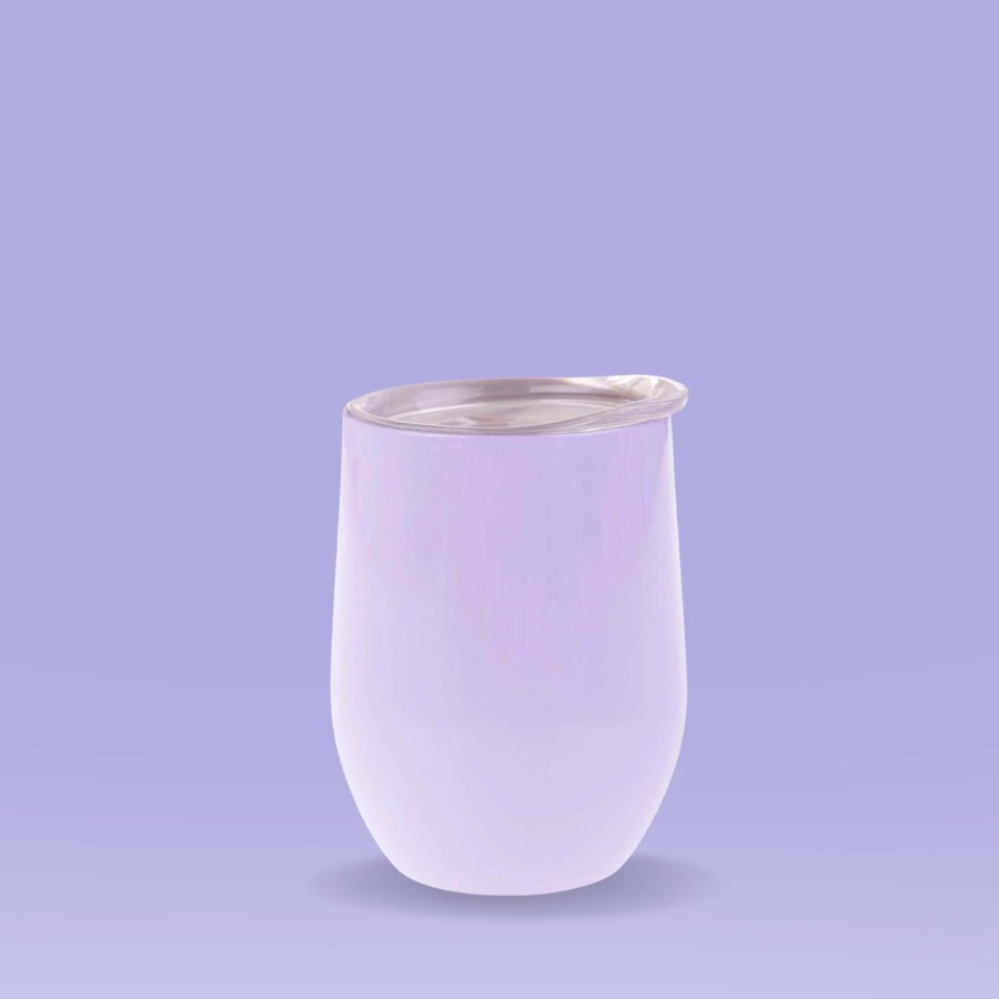 Insulated * | Insulated Wine Tumbler Lilac Purple 330Ml Outlet Sale