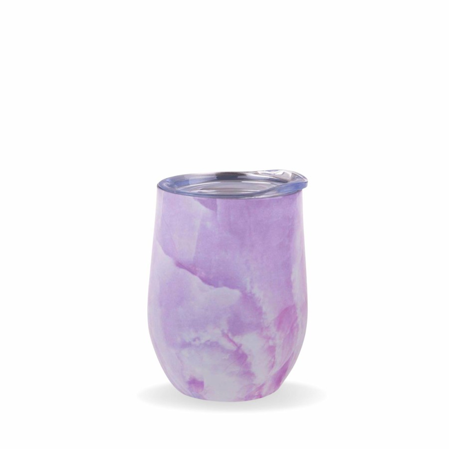 Insulated * | Insulated Wine Tumbler Lilac Marble 330Ml New In