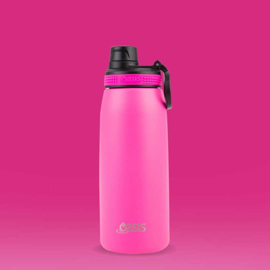 Insulated * | Insulated Sports Bottle Neon Pink 780Ml Best Choice