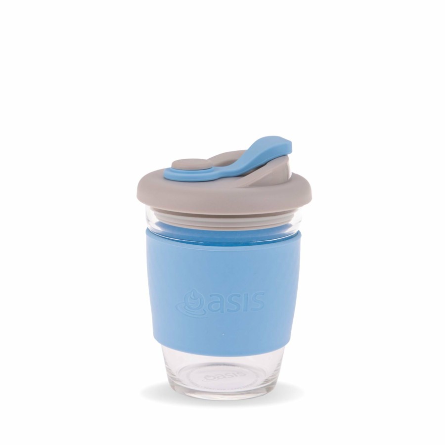 Glassware * | Borosilicate Blue Coffee Glass Cup 340Ml New In