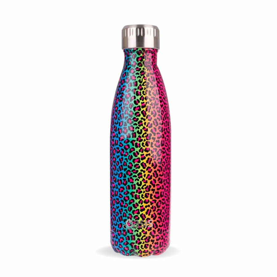 Insulated * | Insulated Drink Bottle Rainbow Leopard 500Ml Promotion