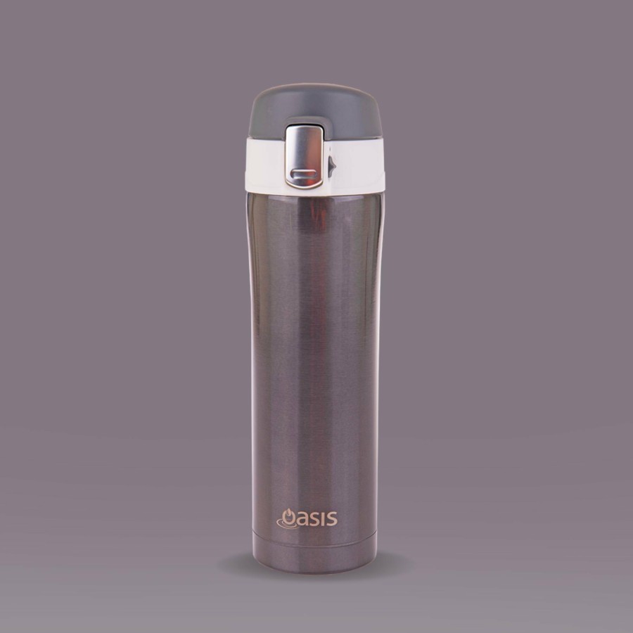 Insulated * | Insulated Flask Gunmetal Grey 450Ml Outlet Sale