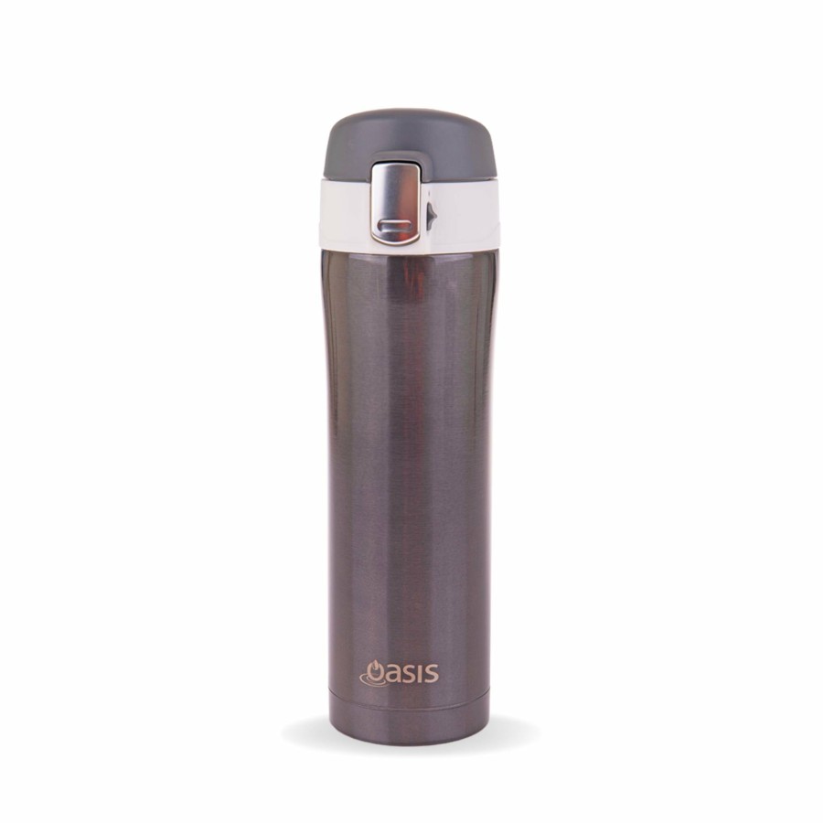 Insulated * | Insulated Flask Gunmetal Grey 450Ml Outlet Sale