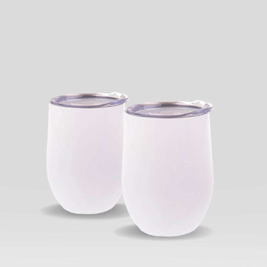 Insulated * | Insulated Wine Tumbler White Gift Set Best Choice