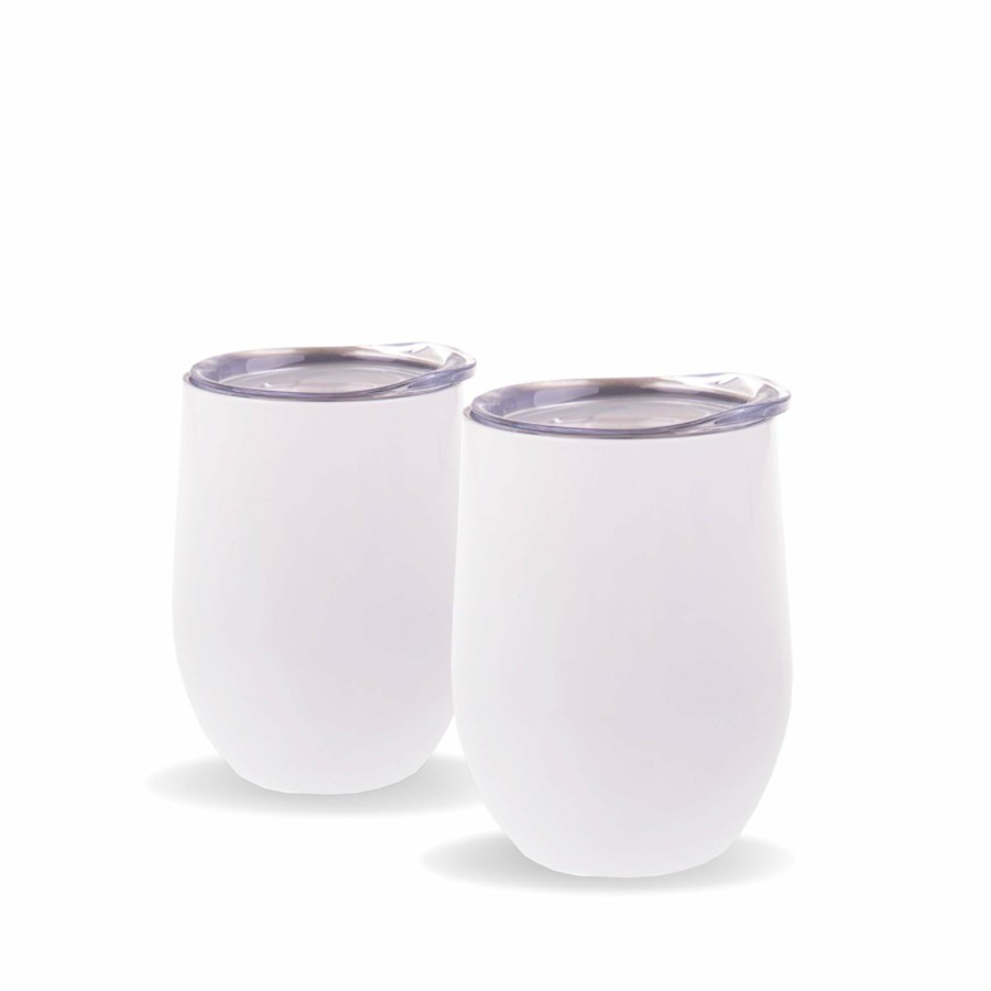 Insulated * | Insulated Wine Tumbler White Gift Set Best Choice