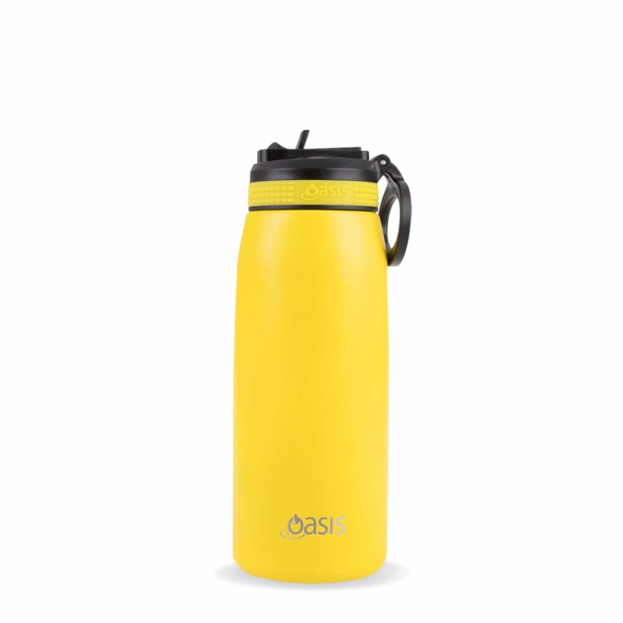 Insulated * | Insulated Sports Sipper Bottle Neon Yellow 780Ml Promotion