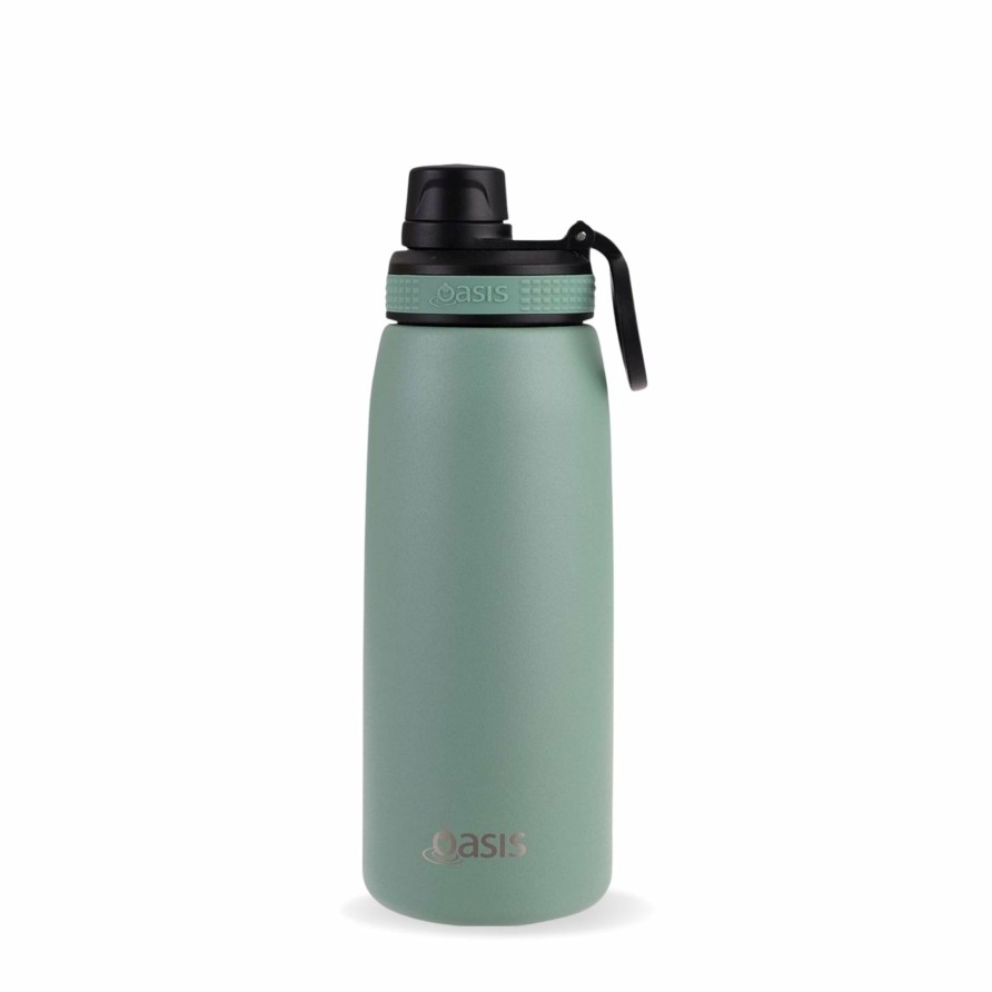 Insulated * | Insulated Sports Bottle Sage Green 780Ml Top Selling