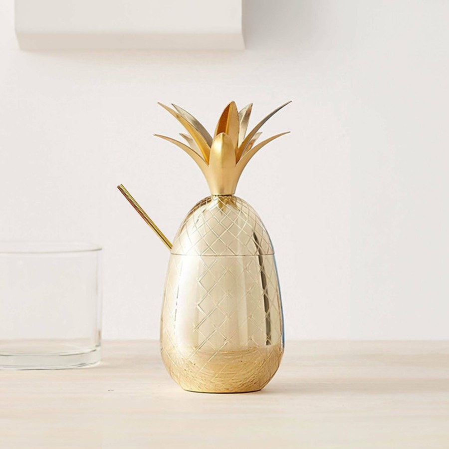 Cocktail * | Gold Pineapple Cocktail Mug 880Ml Excellent